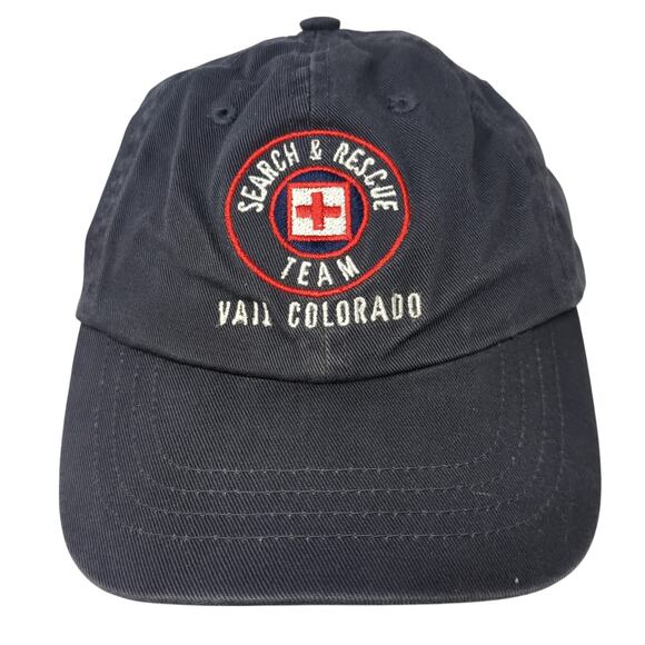 Search & Rescue Team Vail Colorado Baseball Cap Blue One Size Adjustable Ouray - Picture 1 of 9